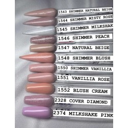 18 мл-банка полная под крышку геля для Наращивания Shimmer blush cream-Мерцающий крем-румяна ___SLK(1548)