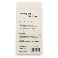 ***Пластиковые малиновые камни с отливом Beauty Sky в контейнере на 12 секций ___OLG080 (423)